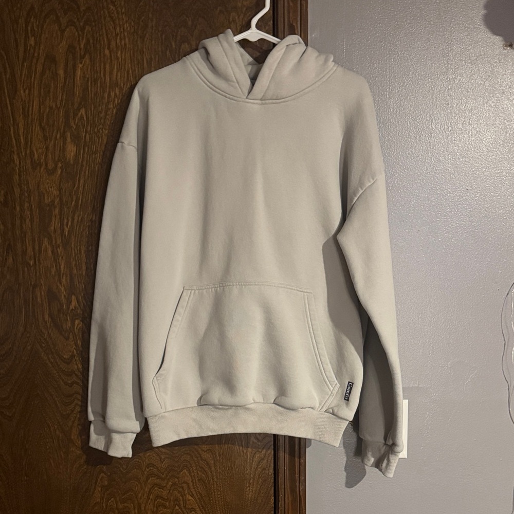 Mens cream comfrt hoodie